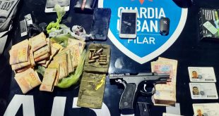 Detienen a tres dealers armados en Lagomarsino
