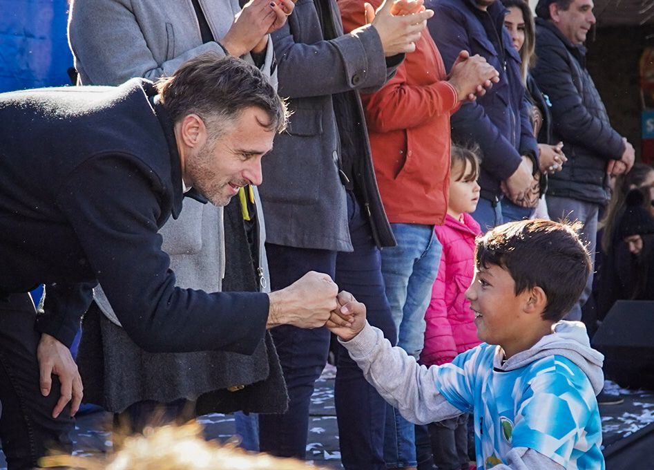 Achával compartió y celebro junto a los vecinos de Derqui sus patronales