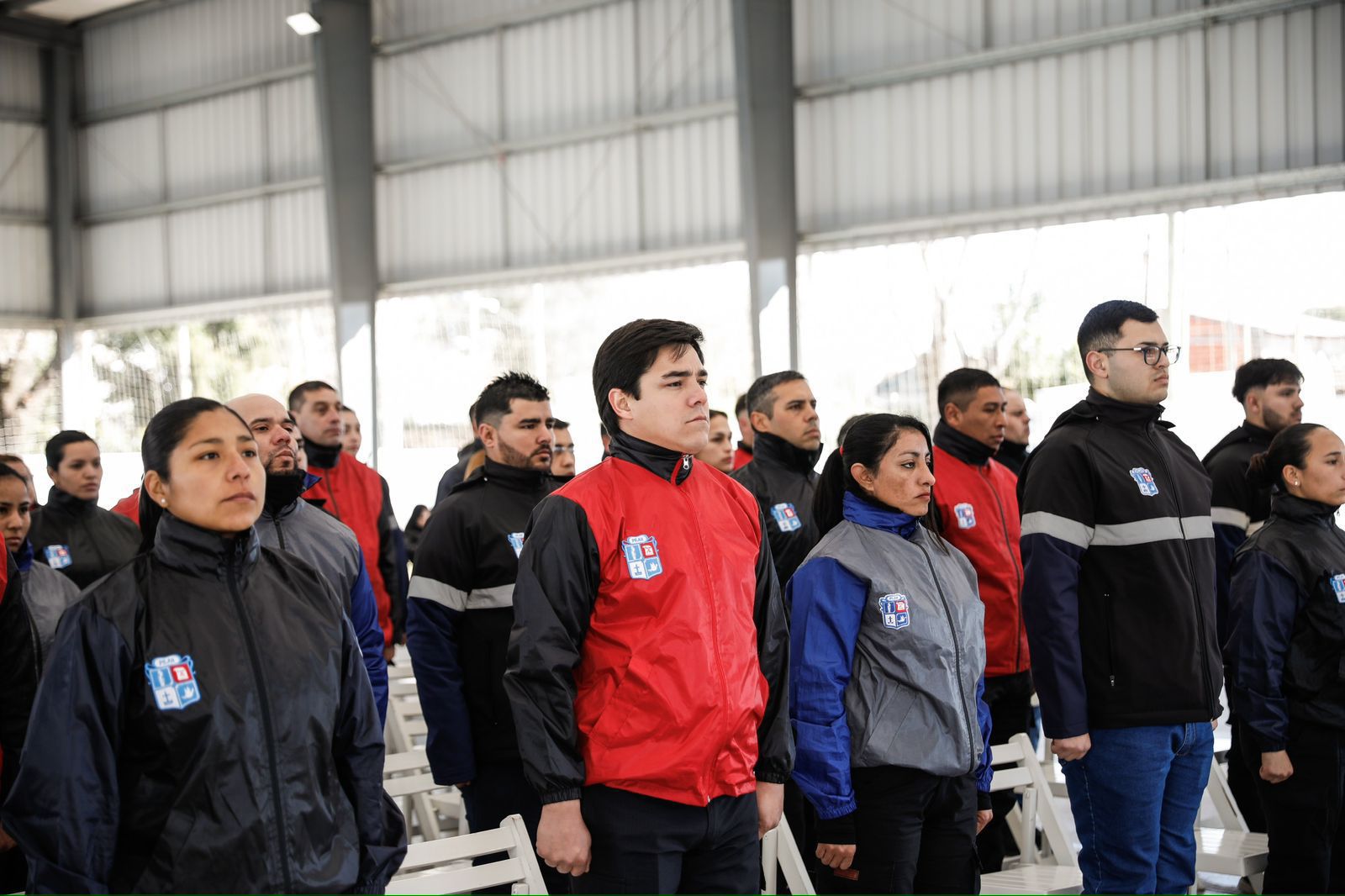 Achával acompañó a los nuevos agentes que se incorporan a la Guardia Urbana